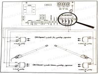 راهنمای اتصالات سنسور چشمی درب اتوماتیک